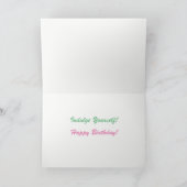 Ice Cream Sundae Birthday Kaart (Binnen)