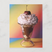 Ice Cream Sundae Briefkaart (Voorkant)