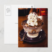 Ice Cream Sundae Briefkaart (Voorkant / Achterkant)