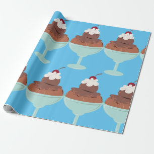 Ice Cream Sundae Cadeaupapier