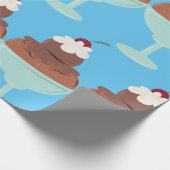 Ice Cream Sundae Cadeaupapier (Hoek)