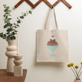Ice Cream Sundae Canvas tas