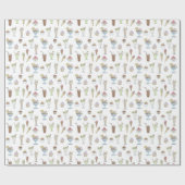 Ice Cream Sundae Collage Cadeaupapier (Vlak)