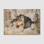 Ice Cream Sundae Collage Decoupage Tissuepapier (Voorkant)