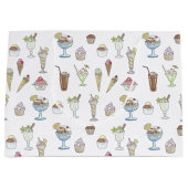 Ice Cream Sundae Collage Large Cadeautasje (Voorkant)