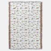 Ice Cream Sundae Collage Patroon Deken (Voorkant Verticaal)