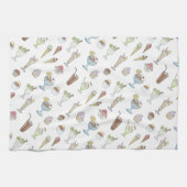 Ice Cream Sundae Collage Theedoek (Horizontaal)