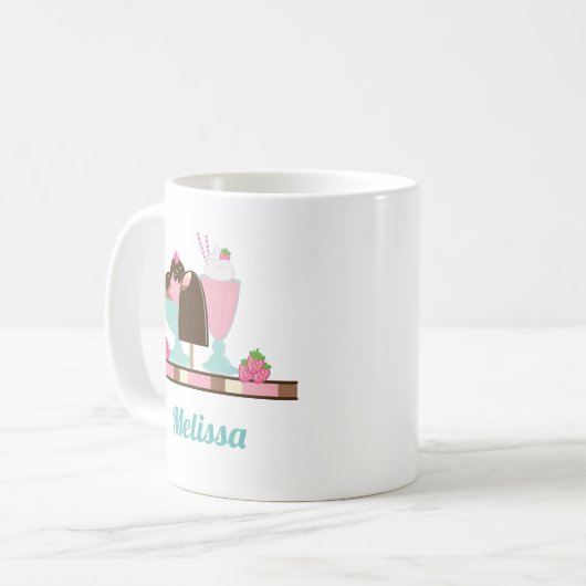 Ice Cream Sundae en Andere DeliciousTres Koffiemok (Voorkant links)