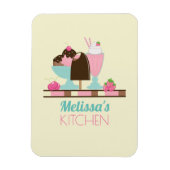 Ice Cream Sundae en Andere DeliciousTres Magneet (Verticaal)