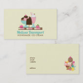 Ice Cream Sundae en andere heerlijke traktaties Visitekaartje (Voorkant / Achterkant)