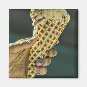 Ice cream sundae for kids magneet