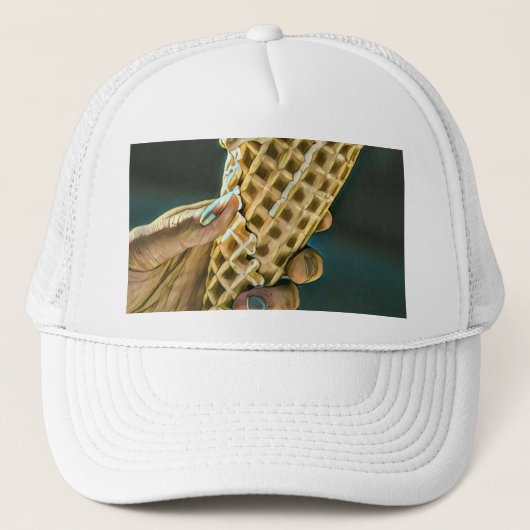 Ice cream sundae for kids trucker pet (Voorkant)