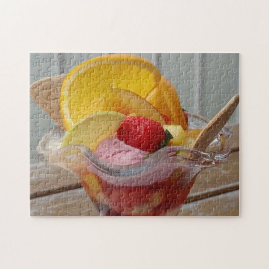 Ice Cream Sundae-fotopuzzel Legpuzzel (Horizontaal)