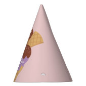 Ice Cream Sundae - Gepersonaliseerde kinderen, zat Feesthoedjes (Rechts)