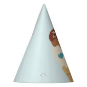 Ice Cream Sundae - Gepersonaliseerde kinderen, zat Feesthoedjes (Links)