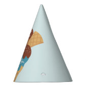 Ice Cream Sundae - Gepersonaliseerde kinderen, zat Feesthoedjes (Rechts)