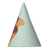 Ice Cream Sundae - Gepersonaliseerde kinderen, zat Feesthoedjes (Rechts)