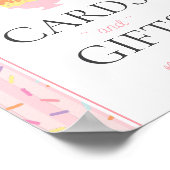 Ice Cream Sundae Heres de Schep Kaarten & Geschenk Poster (Hoek)