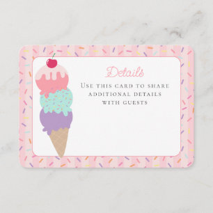 Ice Cream Sundae Heres the Scoop Details Invoegen Informatiekaartje