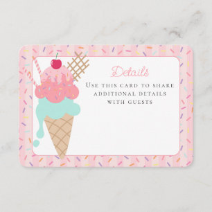 Ice Cream Sundae Heres the Scoop Details Invoegen Informatiekaartje