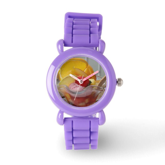 Ice Cream Sundae-horloges Horloge (Voorkant)
