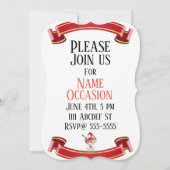 Ice Cream Sundae Invitation Kaart (Achterkant)