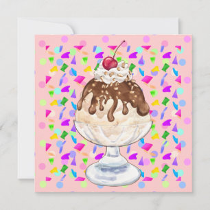 Ice Cream Sundae Kaart