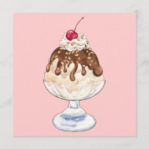 Ice Cream Sundae Kaart