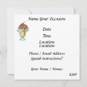 Ice Cream Sundae Kaart (Achterkant)