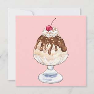 Ice Cream Sundae Kaart