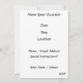 Ice Cream Sundae Kaart (Achterkant)