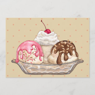 Ice Cream Sundae Kaart