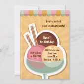 Ice Cream Sundae Kaart (Voorkant)