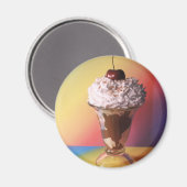 Ice Cream Sundae Koelkast Magneet (Voorkant / Achterkant)