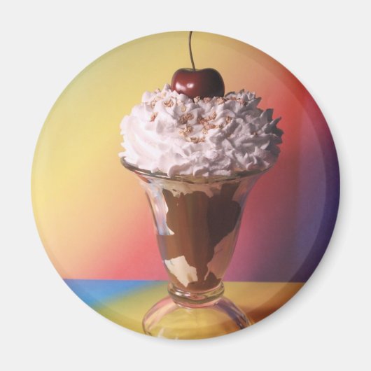 Ice Cream Sundae Koelkast Magneet (Voorkant)