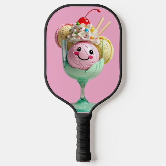 Ice Cream Sundae Pickleball Pickleball Paddle (Voorkant)