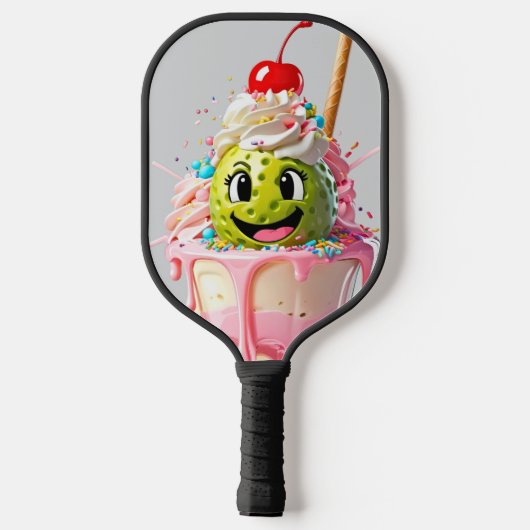 Ice Cream Sundae Pickleball Pickleball Paddle (Achterkant)