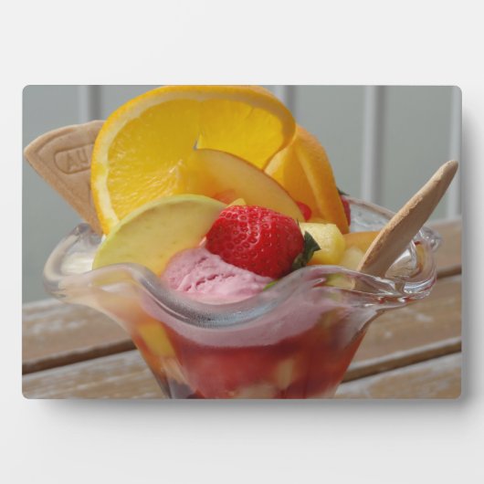 Ice Cream Sundae plaque Fotoplaat (voorkant)