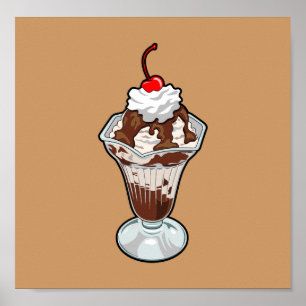 Ice Cream Sundae Poster