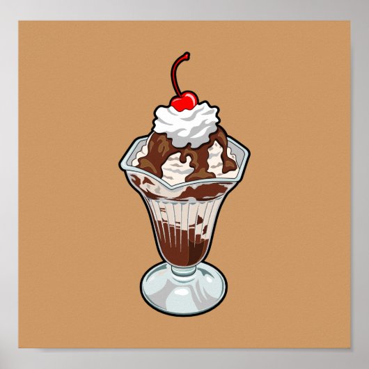 Ice Cream Sundae Poster (Voorkant)