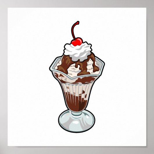 Ice Cream Sundae Poster (Voorkant)