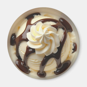 Ice Cream Sundae Realistisch eten Magneet