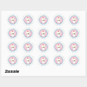 Ice Cream Sundae Ronde Sticker (Vel)
