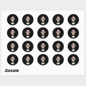 Ice Cream Sundae Ronde Sticker (Vel)