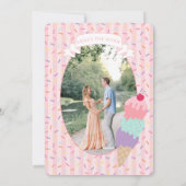 Ice Cream Sundae schepte zoet Vrijgezellenfeest op Kaart (Achterkant)