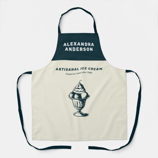  Ice Cream Sundae Schort (Voorkant)