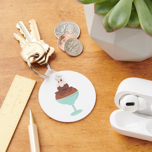 Ice Cream Sundae Sleutelhanger