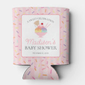 Ice Cream Sundae Sprinkled Sweet Baby shower Favor Blikjeskoeler (Achterkant)