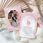 Ice Cream Sundae Sprinkled with Love Baby Shower Kaart