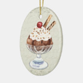 Ice Cream Sundae - SRF Keramisch Ornament (Links)